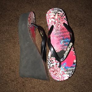 Bebe sandal wedges